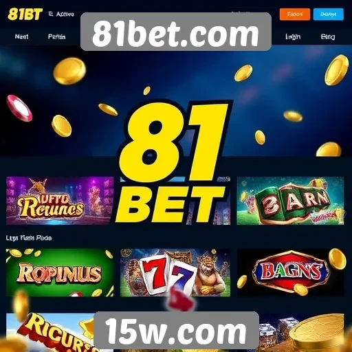 Variedade de jogos disponíveis no 81bet.com